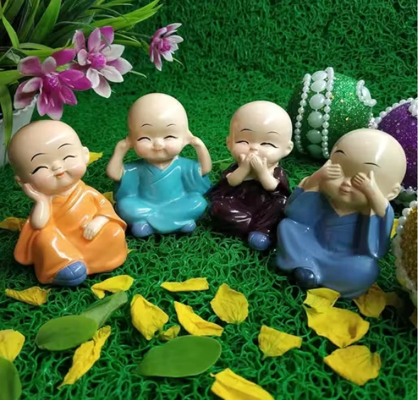 Monk 4 piece set home decoration